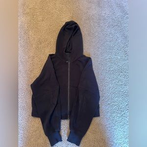 Lululemon Scuba Oversized Full-Zip Hoodie- Black